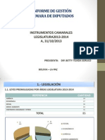 INFORME DE GESTIÓN 2013-2014 Secretaría General