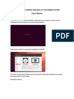Instalación de Ubuntu en Una Maquina Virtual