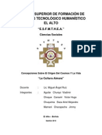 Informe Cultura Aymara