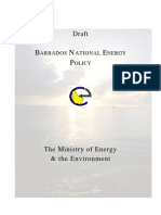 Download Barbados National Energy Policy  Draft December 2006 by Detlef Loy SN18190048 doc pdf