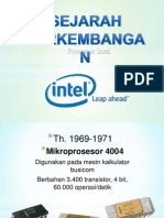 Sejarah Perkembangan Prosesor Intel