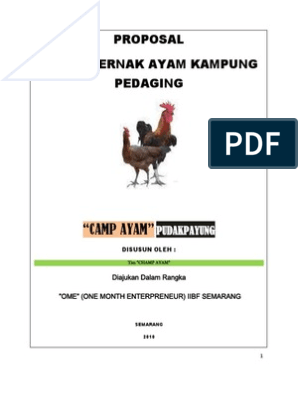 Contoh Proposal Usaha Ayam Petelur Pdf Lukisan