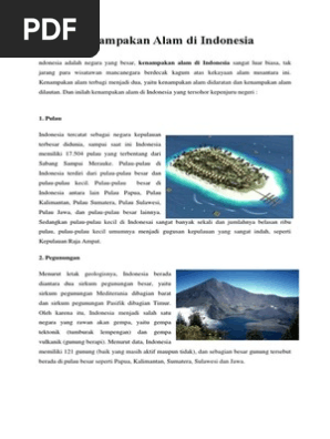 Kliping Kenampakan Alam