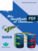 Mis-Identification of Chemicals