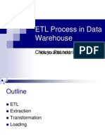 ETL Process in Data Warehouse: Click To Add Text Chirayu Poundarik