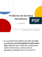 Nivbiologia6 Problemas de Genética Mendeliana