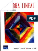 Algebra Lineal Octaba Edición - Bernard Kolman - David Hill