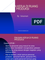 Pakian Kerja Di Ruang Produksi