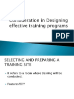 Consideration in Designing effective training programs.pptx