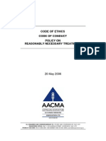 AACMA Code of Ethics - 2006 05 20