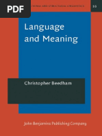 Murphy M Lynne Lexical Meaning | PDF | Lexicon | Word
