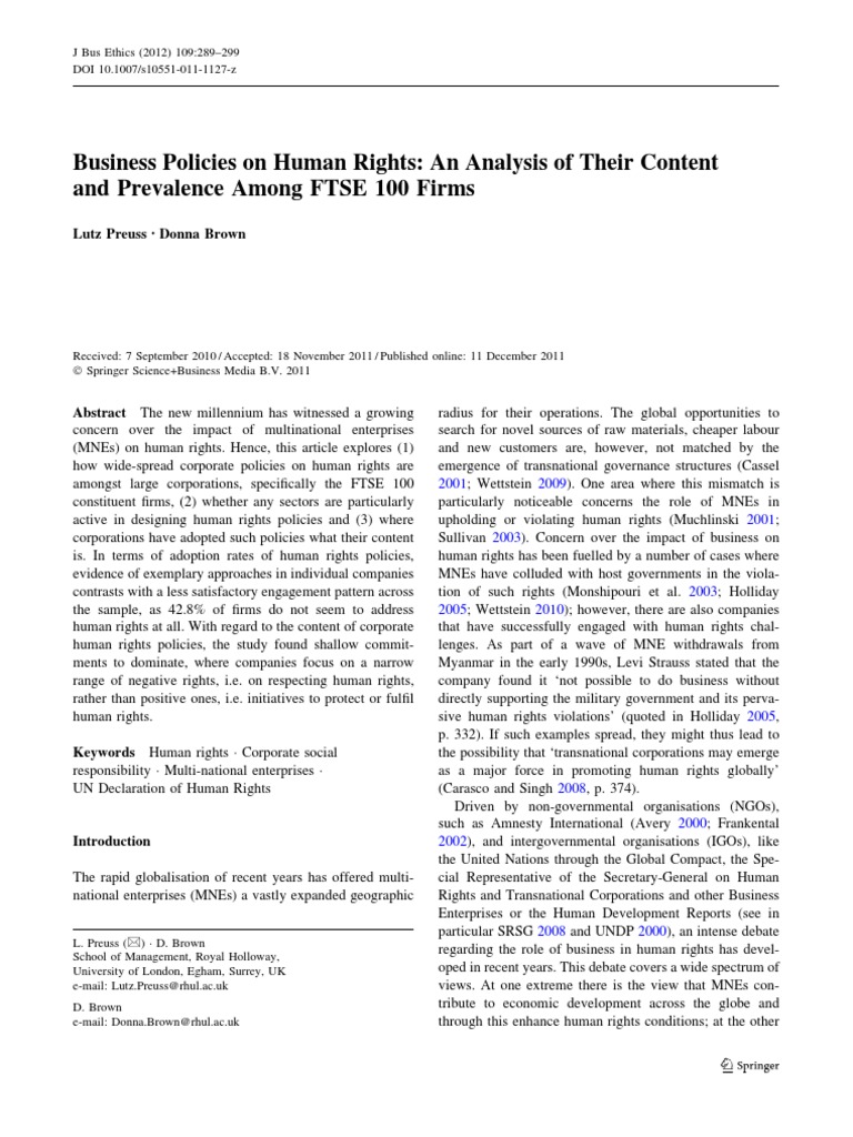 Business Policies on Human Rights.pdf Human Rights Corporate Social Responsibility