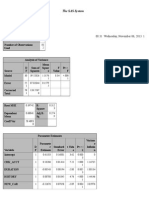 The REG Procedure Model: MODEL1 Dependent Variable: Response