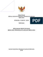 Perka BNPB 4-2008_Pedoman Penyusunan Rencana Penanggulangan Bencana.pdf