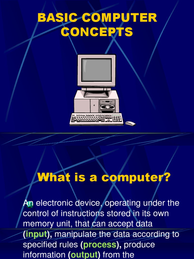 Basic Computer Concepts | PDF | Operating System | World Wide Web