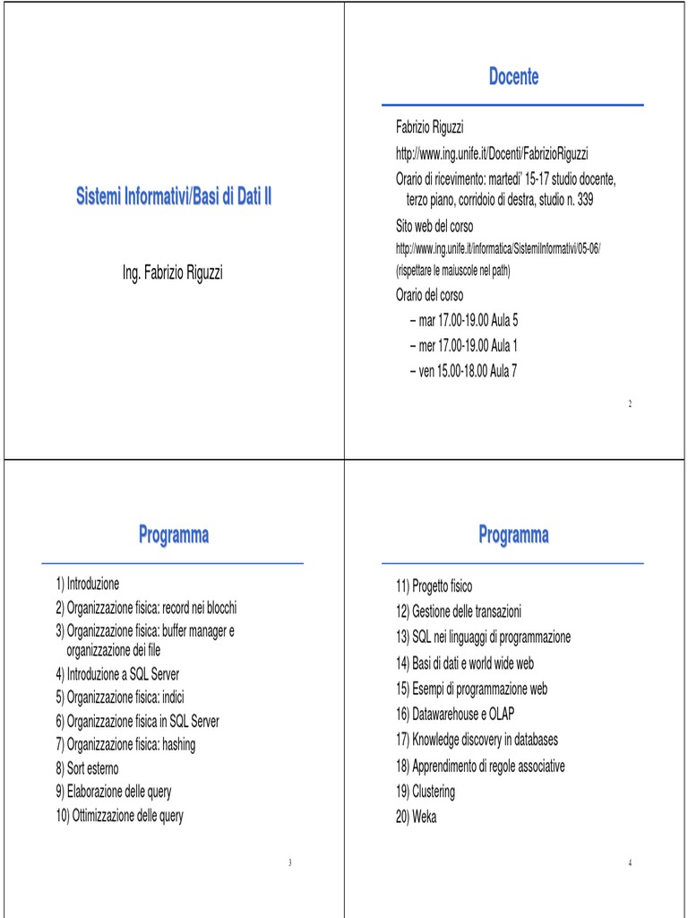 01 Introduzione PDF | PDF