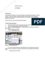 AutoCAD Mesh PDF