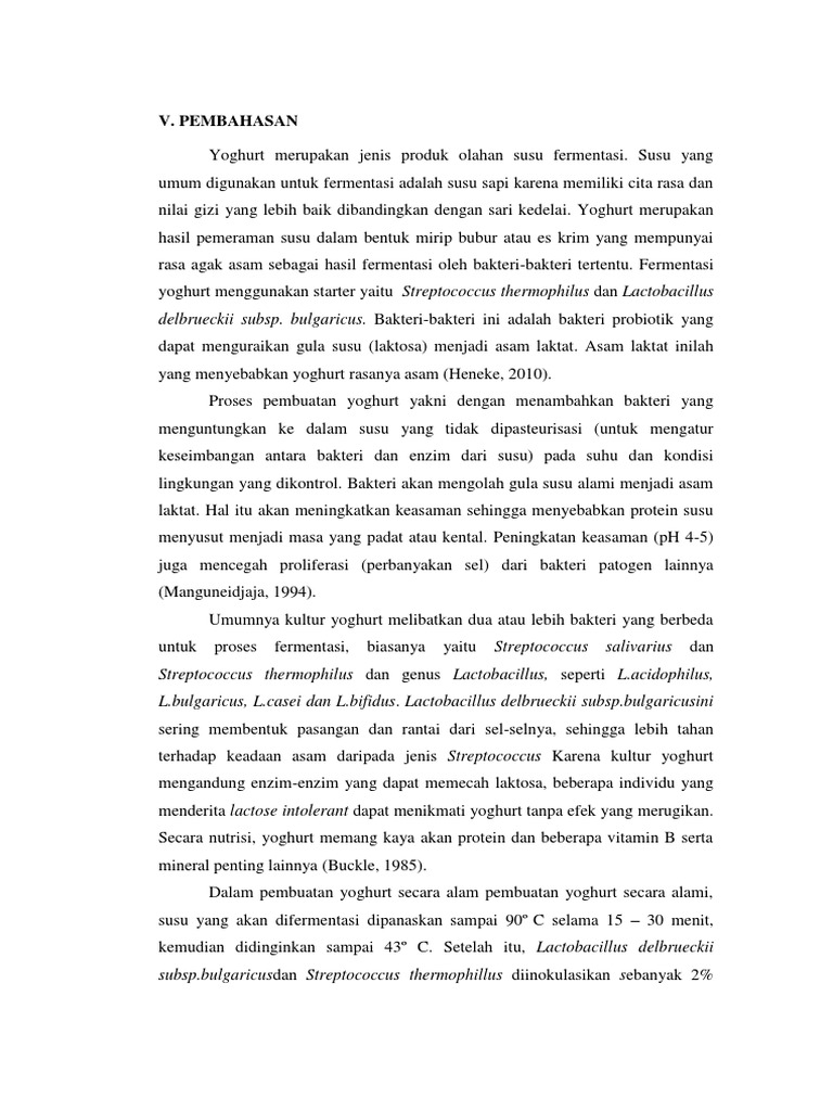 Laporan Yoghurt 1 Docx