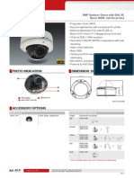 Photo Indication Dimension Diagram: 5MP Outdoor Dome With D/N, IR, Basic WDR, Vari-Focal Lens
