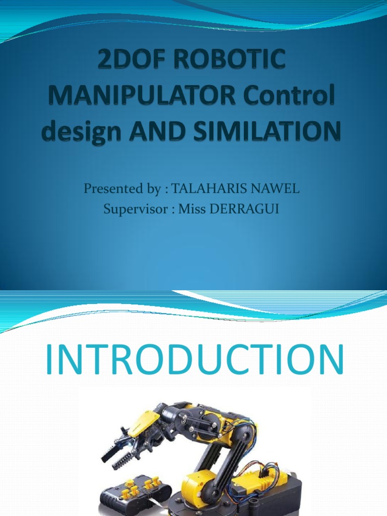 2-DOF Robotic Arm Simulation Analysis | PDF