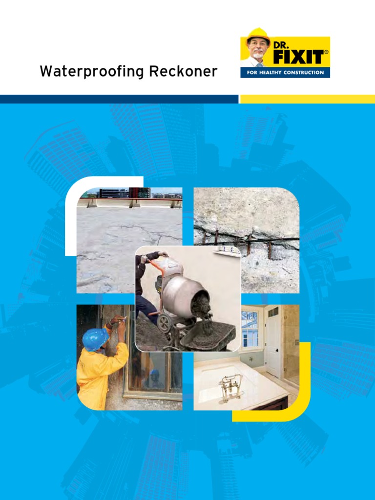 Waterproofing Solutions Guide | PDF | Adhesive | Concrete