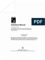Introduction To VLSI Circuits and Systems Solution Manual by John P Uyemura PDF