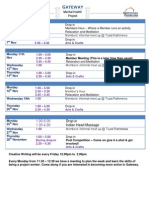 November 2013 Schedule Gateway