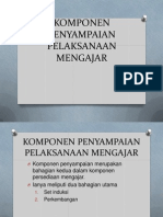 KOMPONEN PENYAMPAIAN PELAKSANAAN MENGAJAR1.pptx