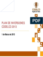 Plan de Inversiones Codelco 2013 Final 01mar2013