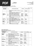 Planificare Pe Unitati de Invatare Clasa A XI-a