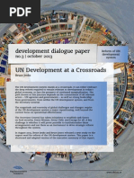 UN Development at a Crossroads  | Development Dialogue Paper by Bruce Jenks