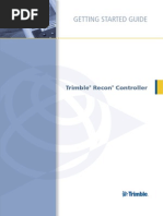 Getting Started Guide: Trimble Recon Controller