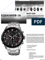 Casio Edifice - EQSA500DB-1A