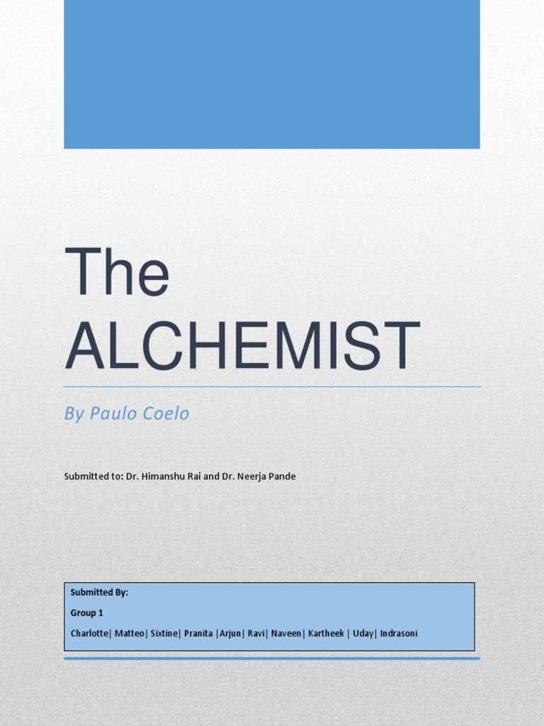 MBA Students' Guide to 'The Alchemist' | PDF | Alchemy | Dream