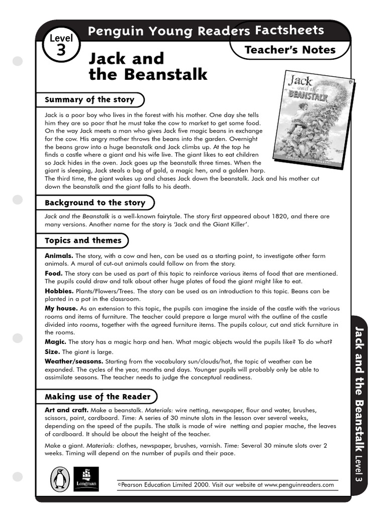 Jack And Beanstalk Pdf