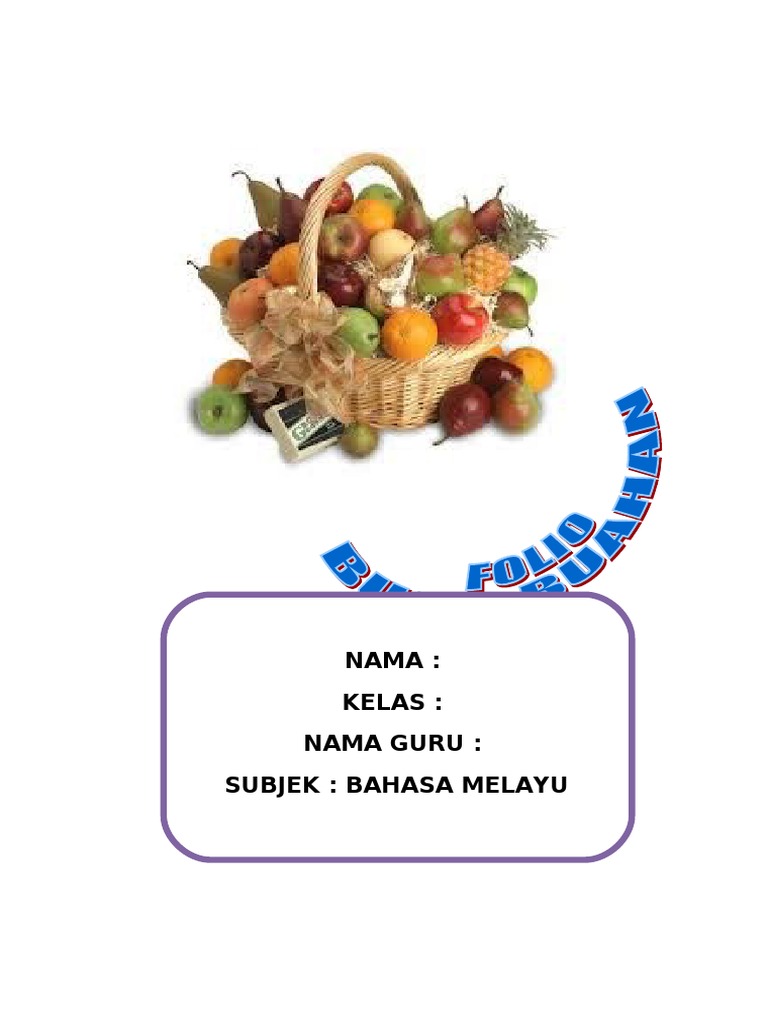 Folio Buah Buahan Pdf
