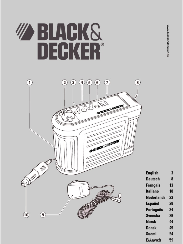 Black & Decker Simple Start Battery Booster Bb7b