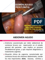 Abdomen Agudo Peritonitis