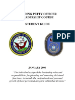 A-500-0101 Leading Petty Offcer Leadership Course Student Guide