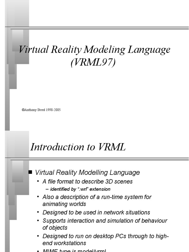 Virtual Reality Modeling Language (VRML97) PDF Vertex (Geometry