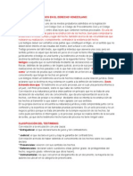 La Prueba de Testigos en El Derecho Venezolano