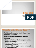 Argument Synthesis Behrens Chapter 3