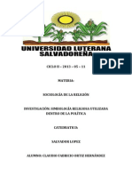 CICLO II Politica y Religion