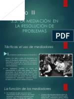 Modulo III La Mediacion en La Resolucion de Problemas