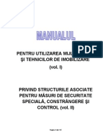 Manual de Utilizare a Mijloaoacelor Si Tehnicii de Imobilizare - DIRECTIA PENITENCIARELOR