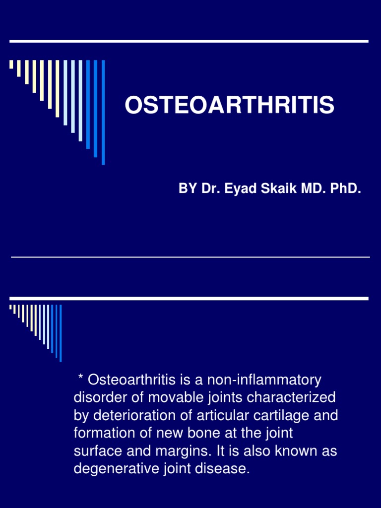 osteoarthritis case study ppt