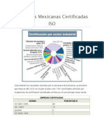 Empresas Mexicanas Certificadas ISO