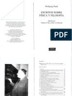 Pauli, W. (1996) Escritos Sobre Física y Filosofía