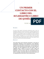 Ladeira L. - Un Primer Contacto Con El Libro de ECLESIASTES