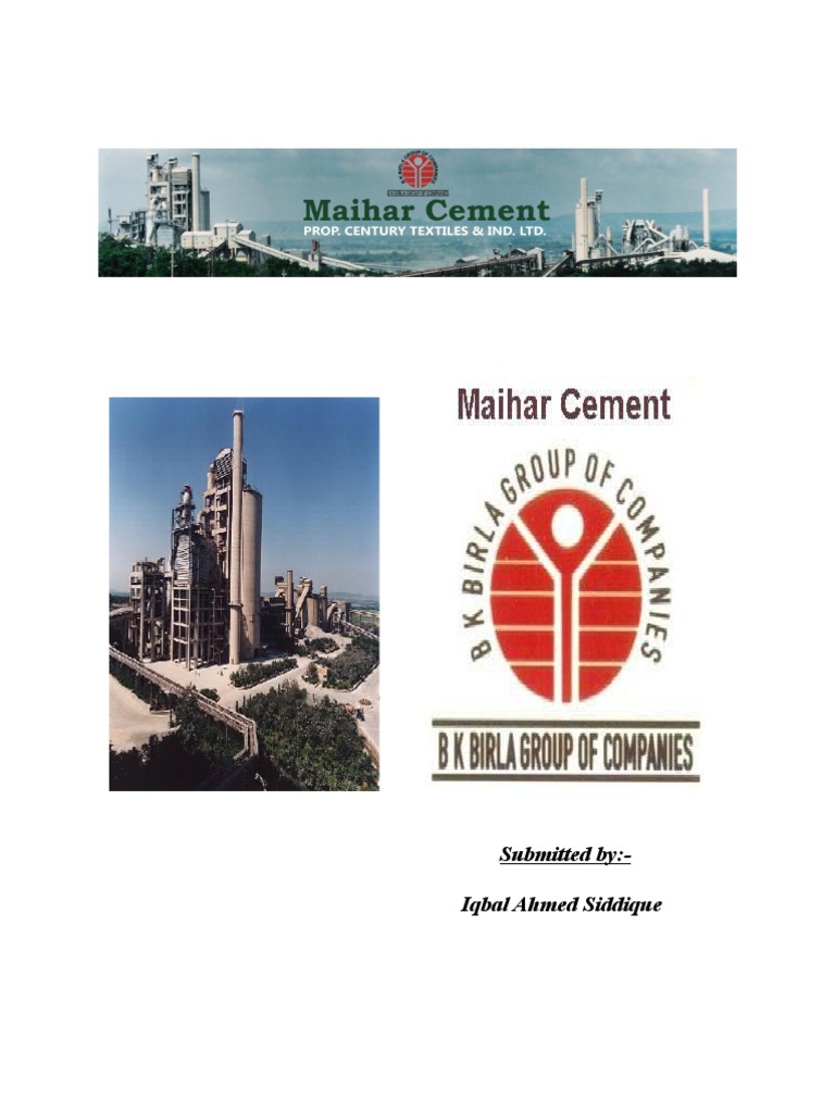 maihar cement by sunny | Concrete | Materials